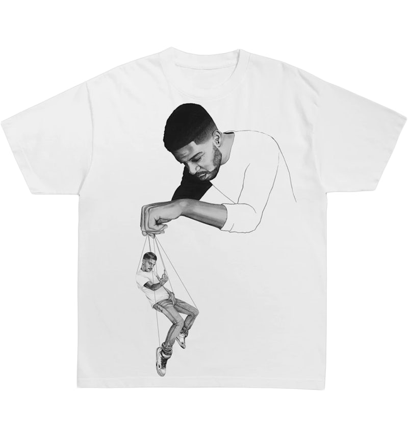Kid Cudi C O Virgil Abloh Pulling Strings T Shirt White Men s SS20 US