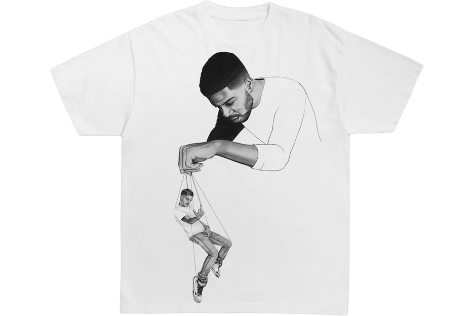Kid Cudi C/O Virgil Abloh Pulling Strings T-Shirt White Men's