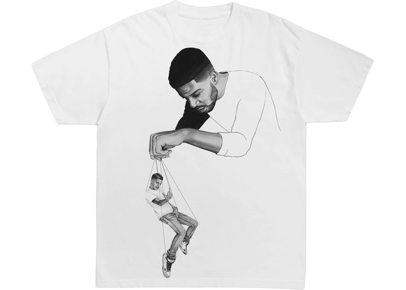 Kid Cudi C O Virgil Abloh Pulling Strings T Shirt White Ss