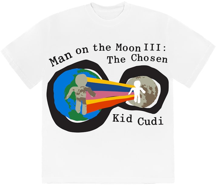 Kid Cudi CPFM For MOTM III Heaven on Earth T-shirt White メンズ ...