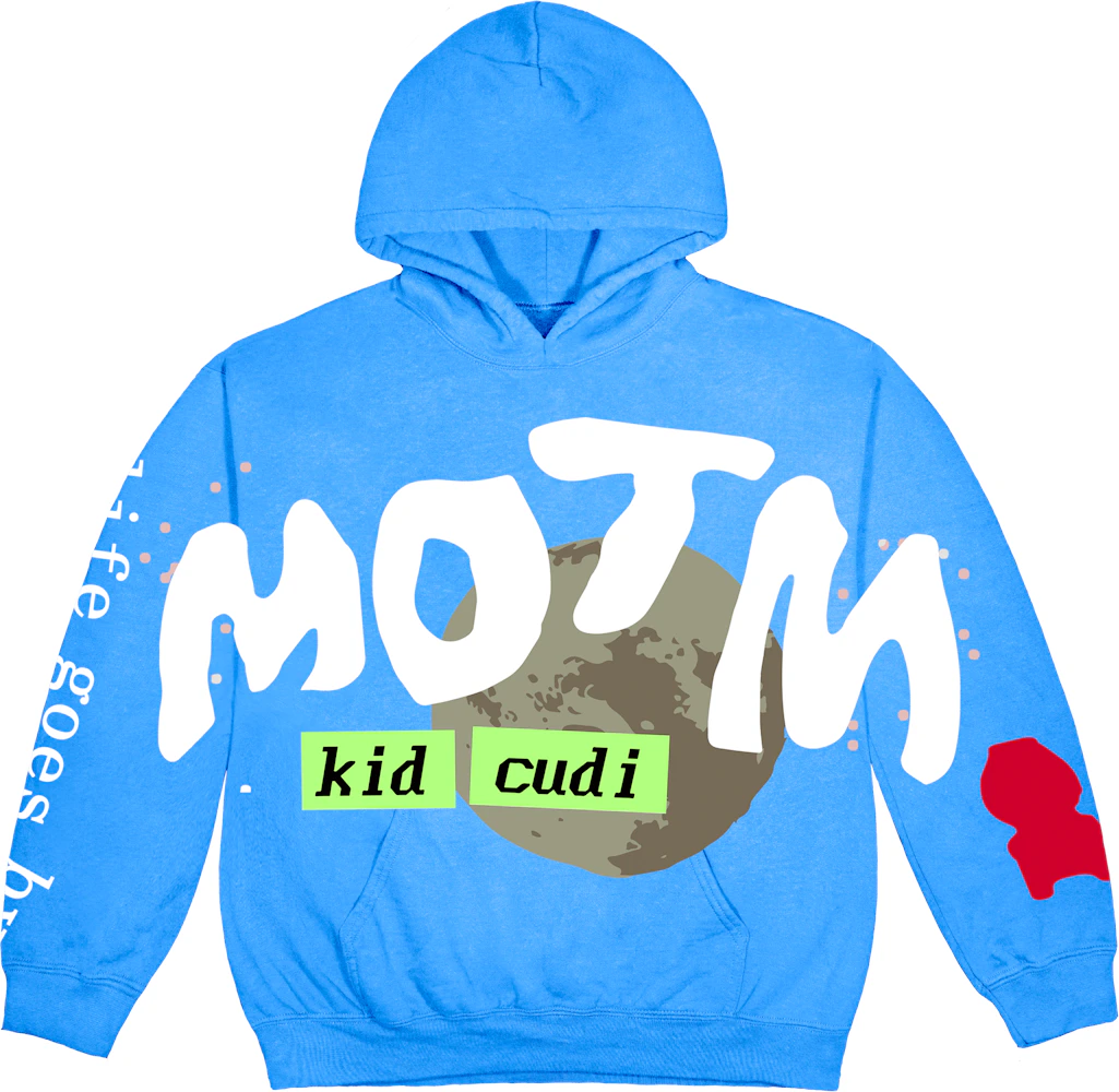 Kid Cudi CPFM For MOTM III Life Goes By Hoodie Blue - FW20 Men's - US