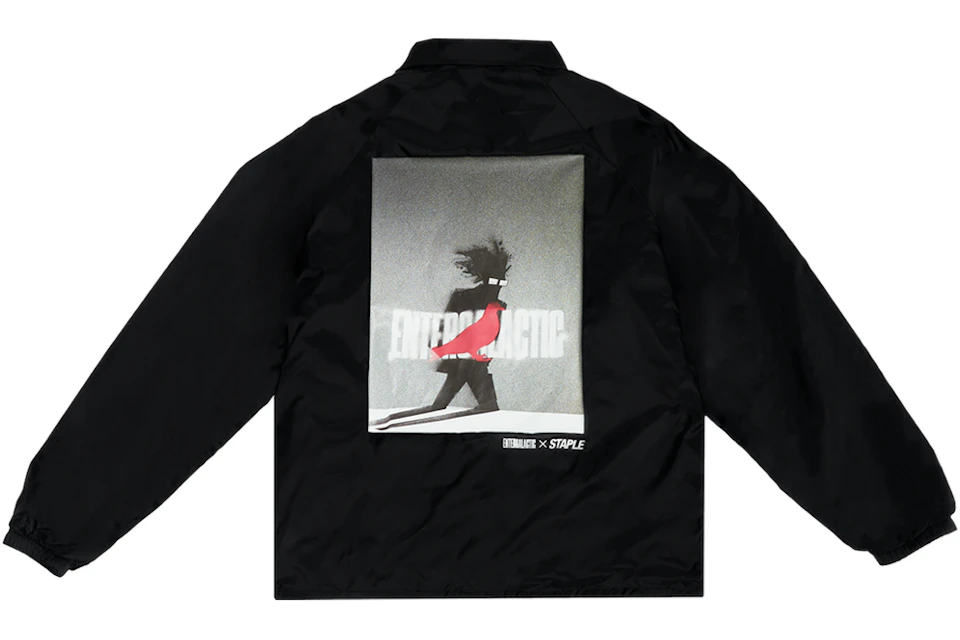 Kid Cudi Entergalactic X Staple Entergalactic Rager Coach Jacket Black ...