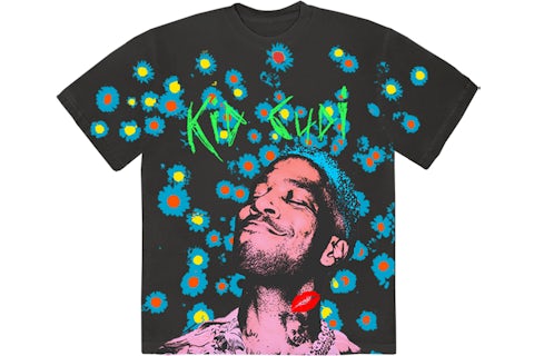 Kid Cudi Flower T-shirt Black Men's FW21 US