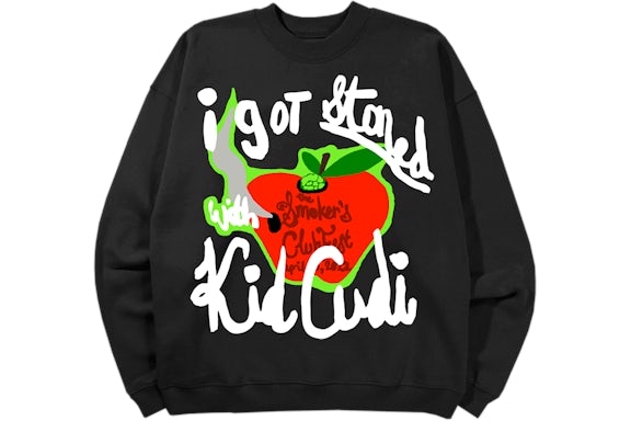 Kid Cudi I Got Stoned With Kid Cudi Crewneck Black