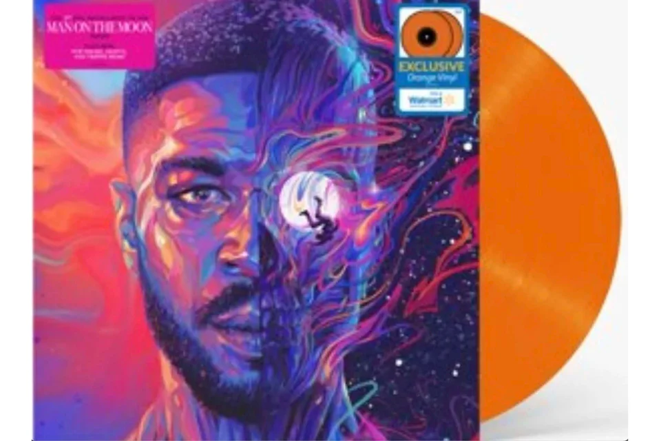 Kid Cudi Man On The Moon III: The Chosen Walmart Exclusive 2XLP Vinyl Orange