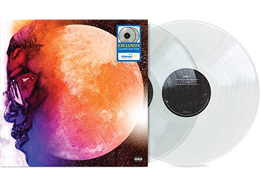 Kid Cudi Man On The Moon: The End Of Day Walmart Exclusive 2XLP Vinyl Clear