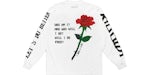 Camiseta Kid Cudi Rose L/S Blanco