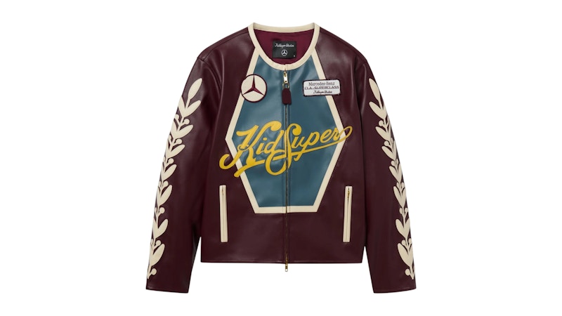 KidSuper x Mercedes Benz Racer Jacket Burgundy メンズ - FW25 - JP