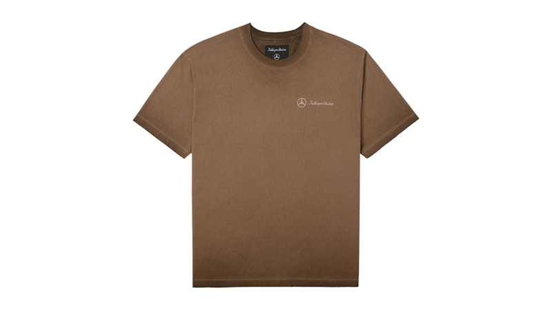 KidSuper x Mercedes Benz Washed Tee Washed Brown