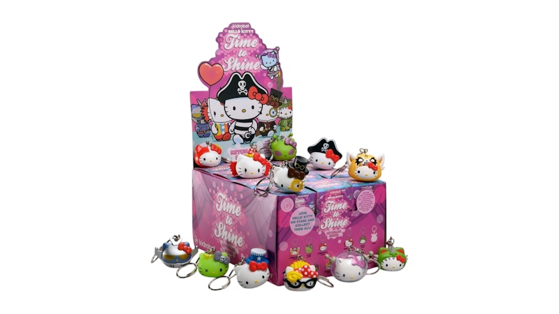 Kidrobot Sanrio Hello Kitty Time to Shine Keychains Casepack