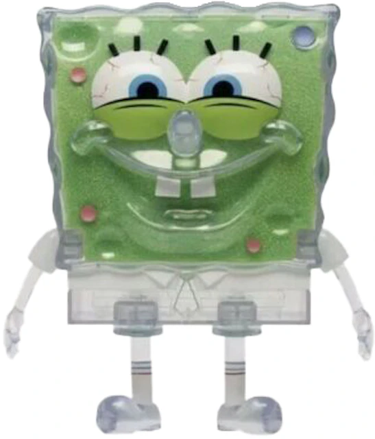 Kidrobot x Spongebob Squarepants NTWRK Sea Sponge Spongebob Figure Inch Green