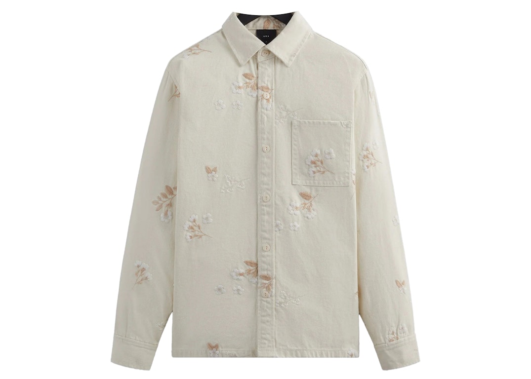 Pre-owned Kith 101 Denim Ginza Shirt Sandrift