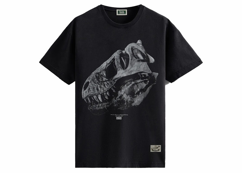 Kith AMNH T-Rex Vintage Tee Black