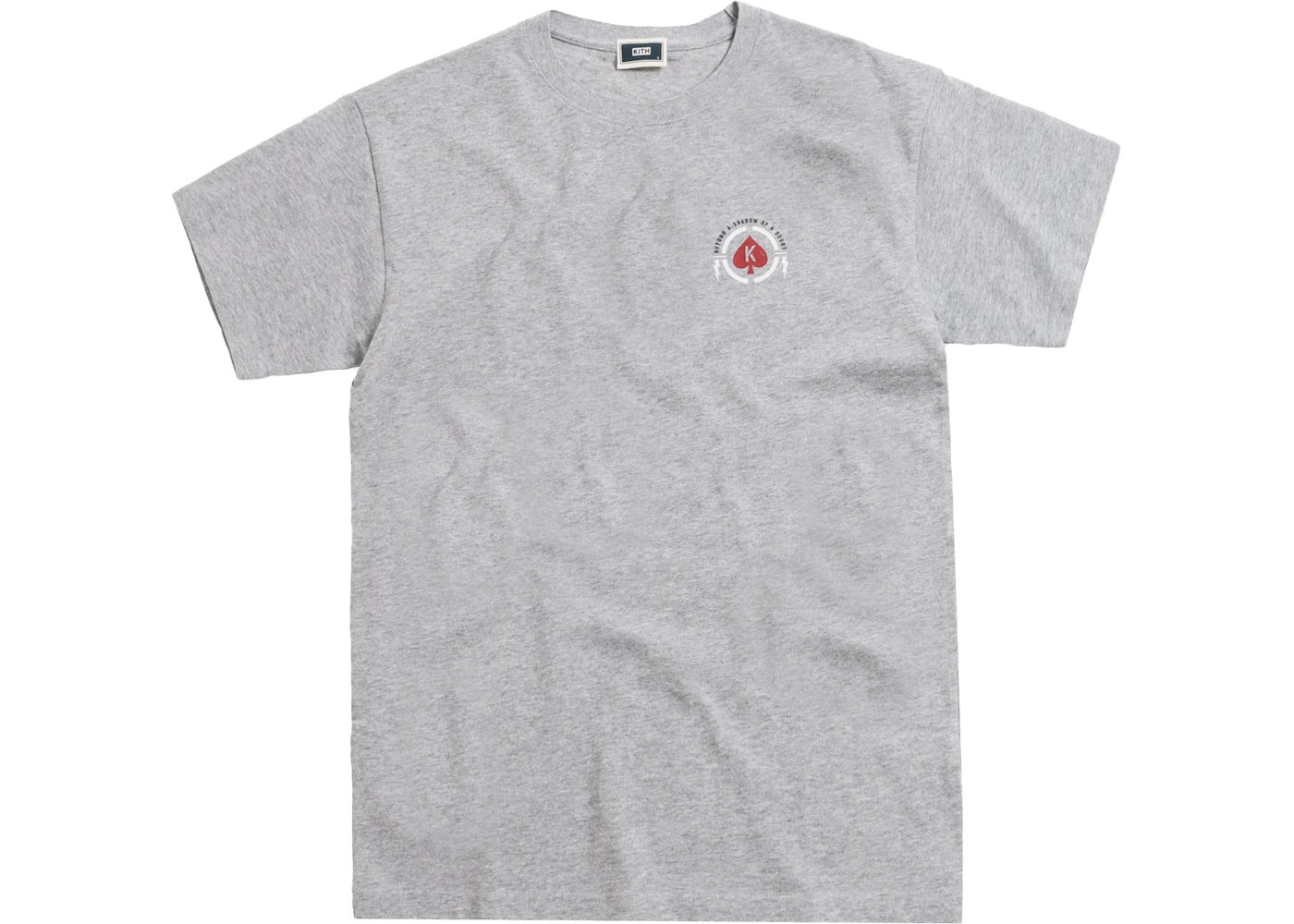 Kith Ace Tee Heather Grey Men's - SS19 - US