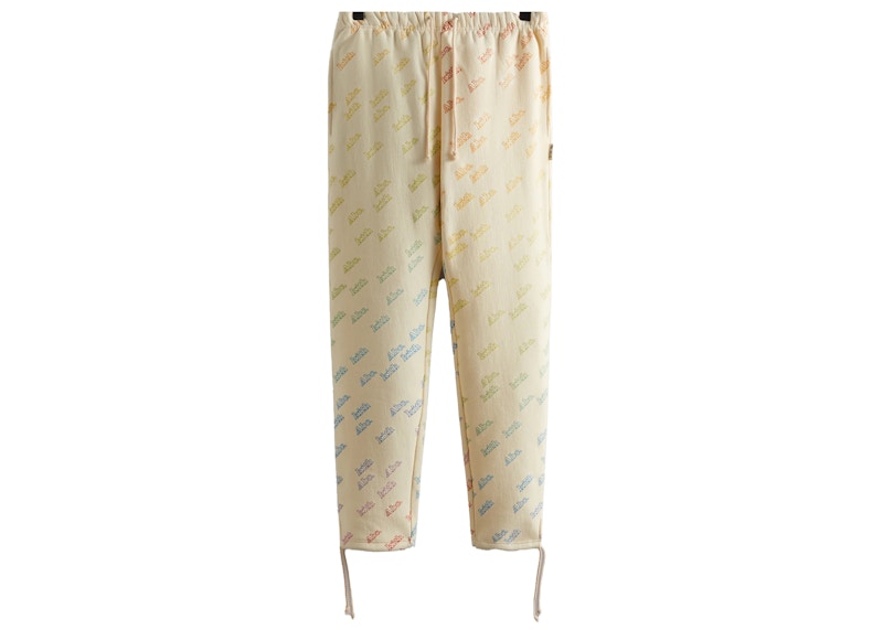 Kith Advisory Board Crystals Rainbow Print Sweatpant Cream Men's