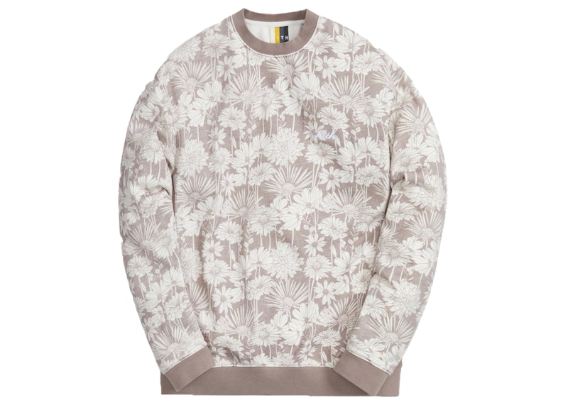 Kith Aster Floral Vintage Crewneck Dusty Mauve