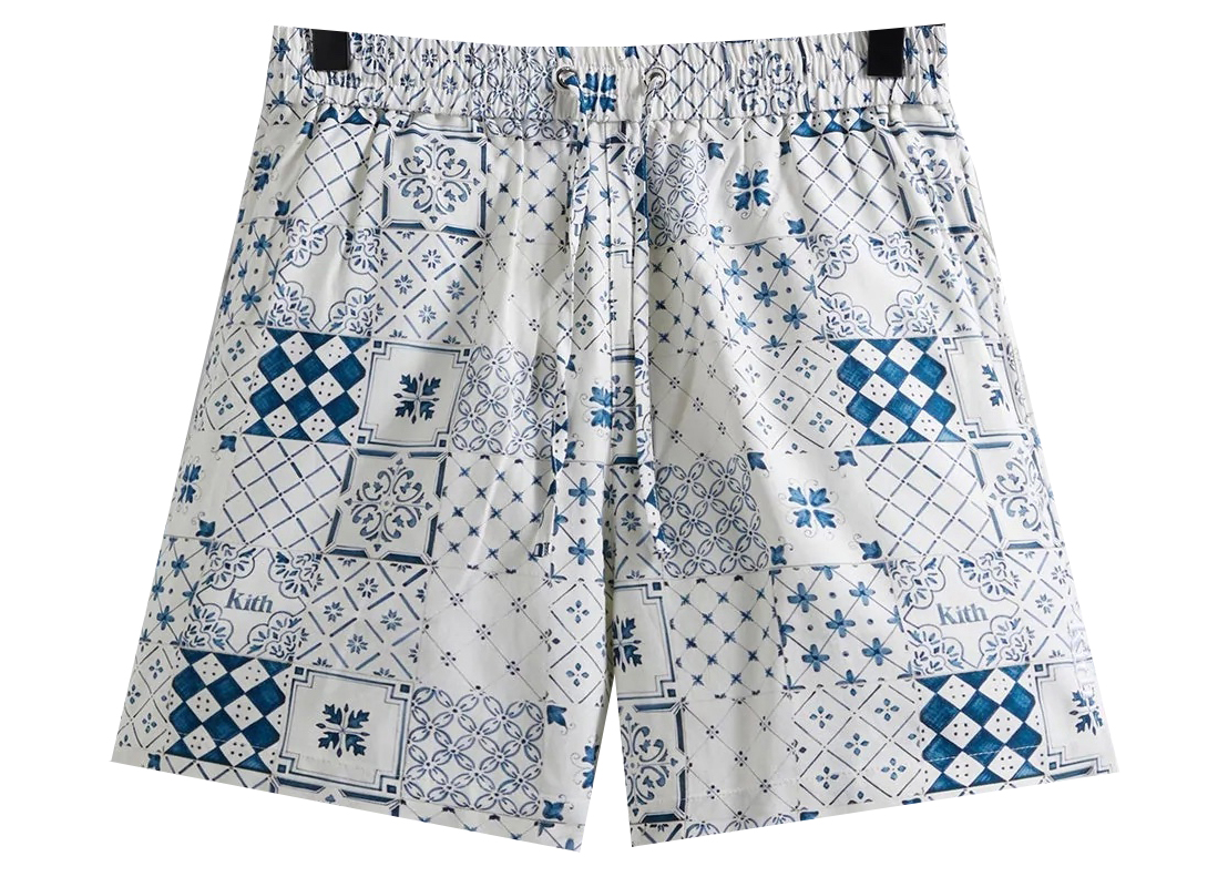 Kith Azulejo Tiles Active Short Sandrift Men's   SS   US