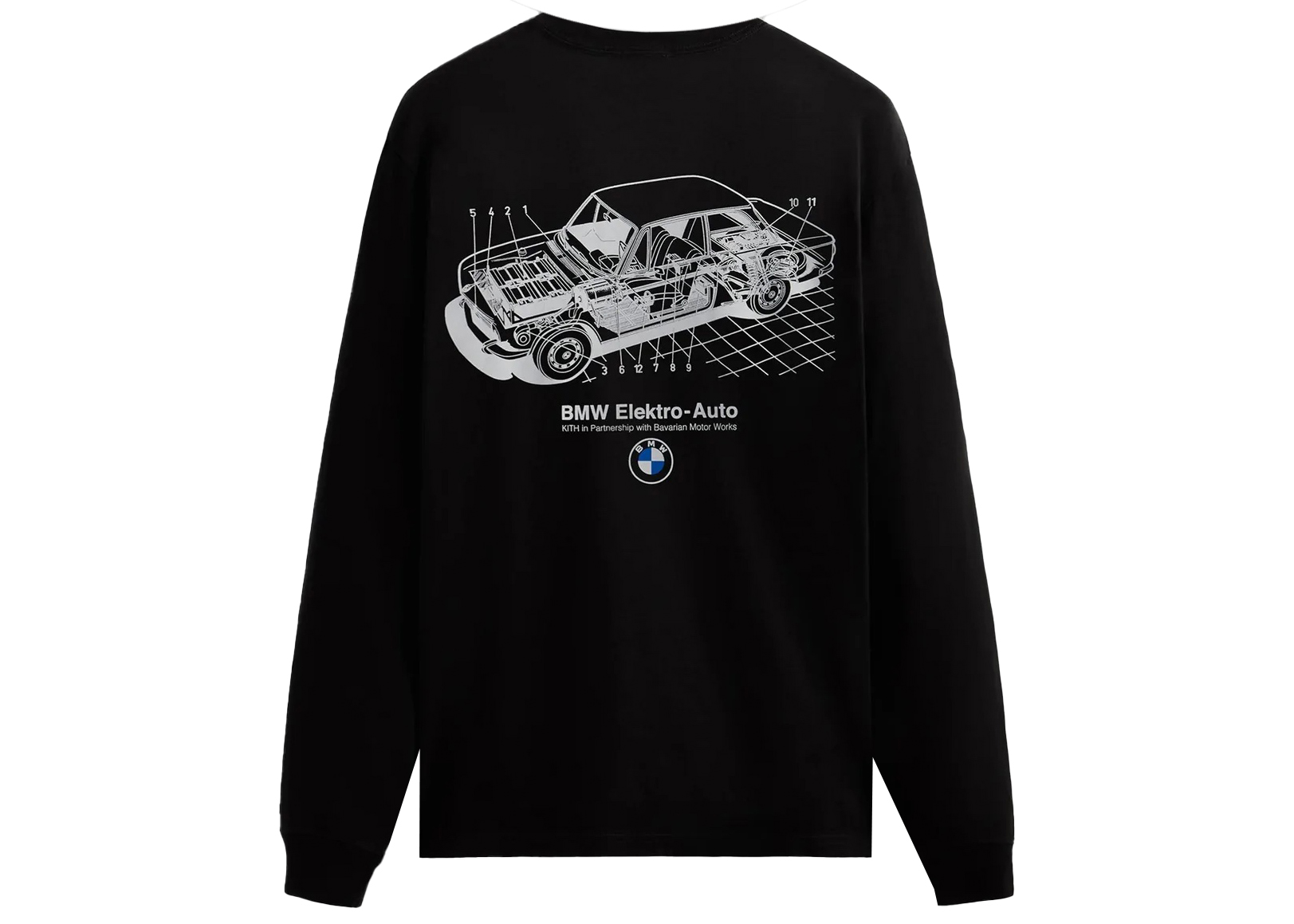 Kith BMW Mechanical Long Sleeve Tee Black メンズ - FW22 - JP