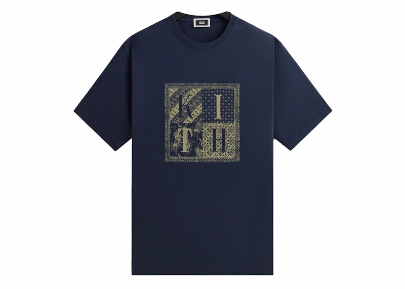 ★24SS 最新作★Kith Batik Block Print Vintage Tee Kith Batik Block Print Vintage Tee Vista Men's - SS24 - US