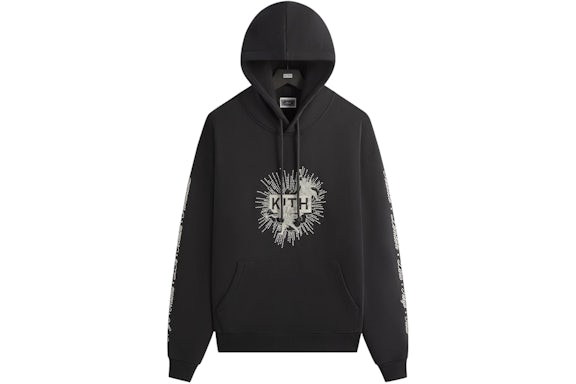 Kith Beaded Angel Nelson Hoodie Black