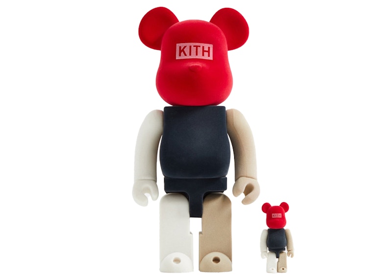 大得価Kith for Bearbrick 100% & 400% Set Concrete & Pyre BE@RBRICK 2021 MEDICOM TOY キス クリスマス ベアブリック メディコムトイ キューブリック、ベアブリック