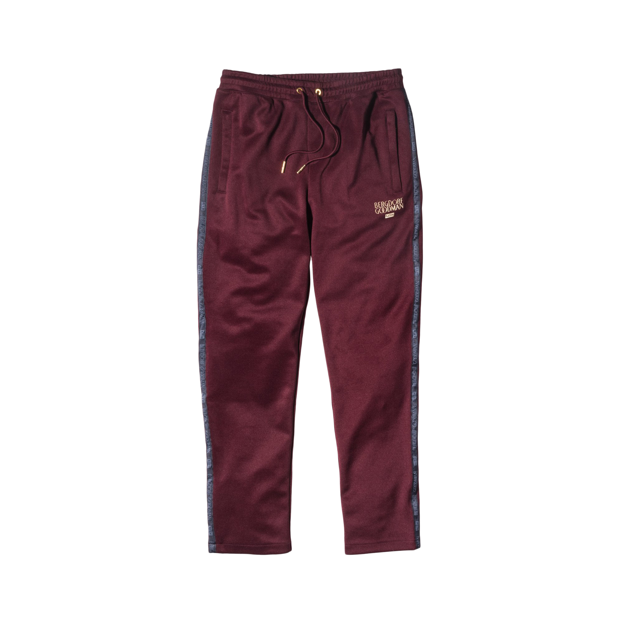 Kith Bergdorf Goodman Track Pant Burgundy - SS17 Men's - GB