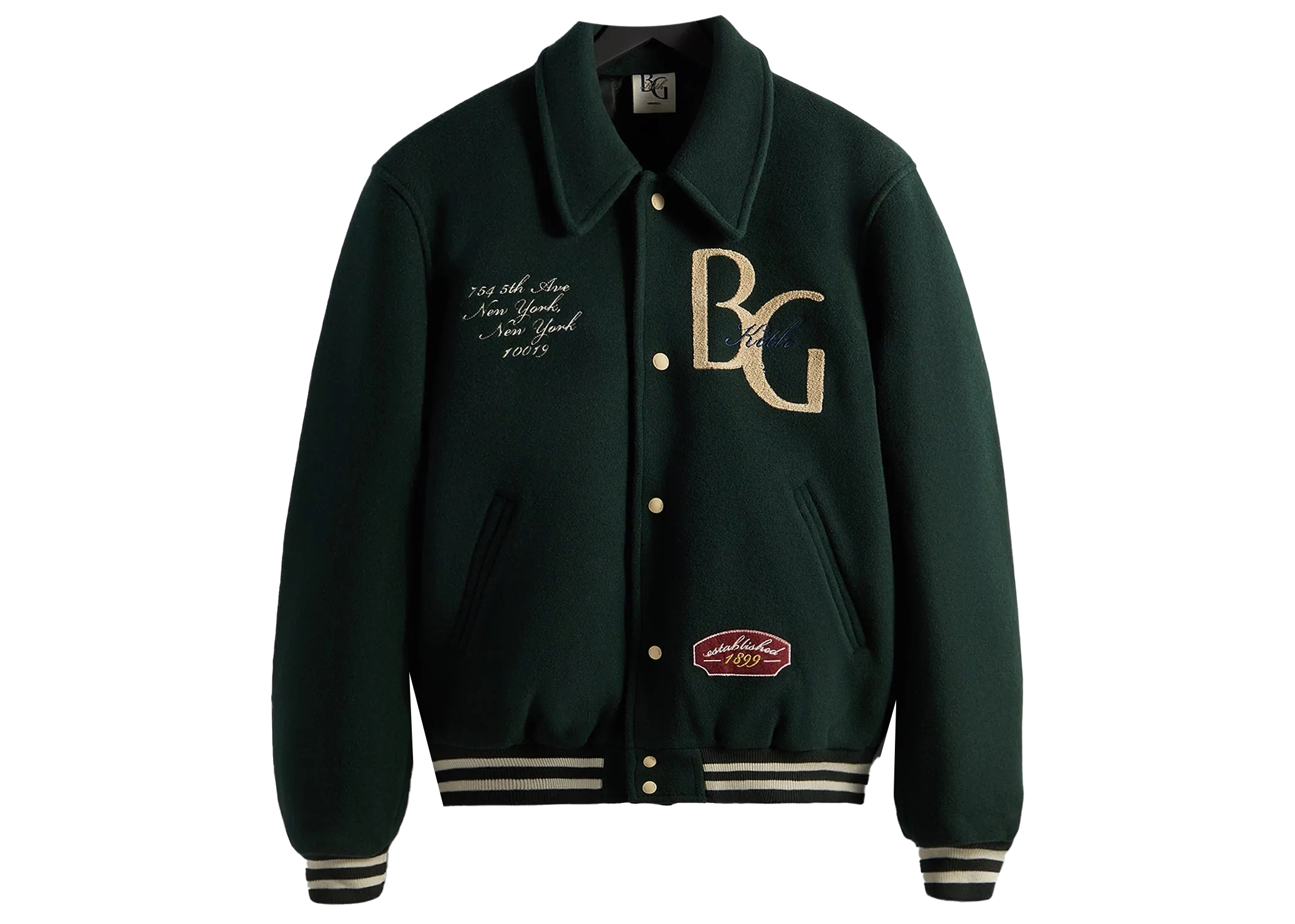 Kith Bergdorf Goodman Wool Coaches Jacket Stadium - FW22 - US