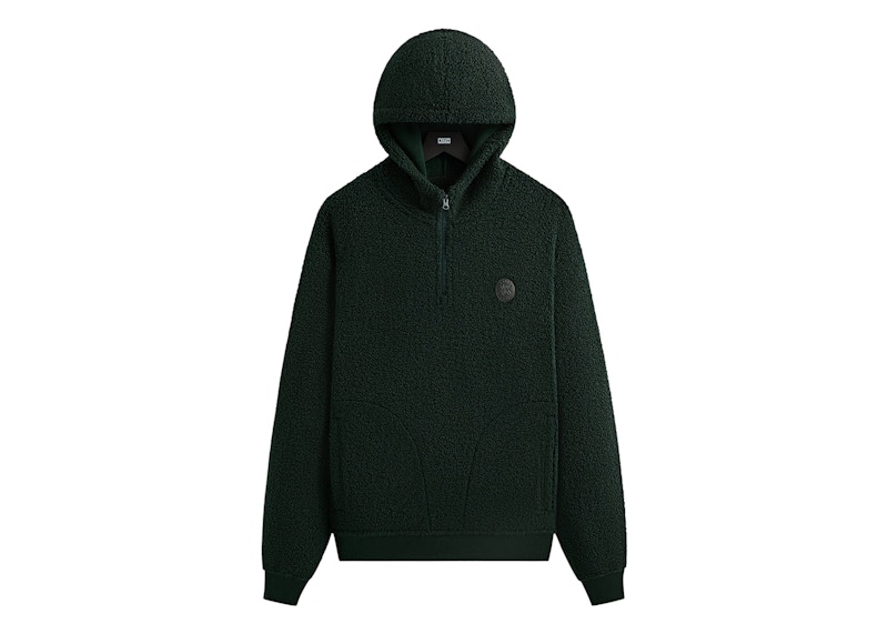 Kith Bonded Sherpa Coleman Quarter Zip Hoodie Stadium Herren 