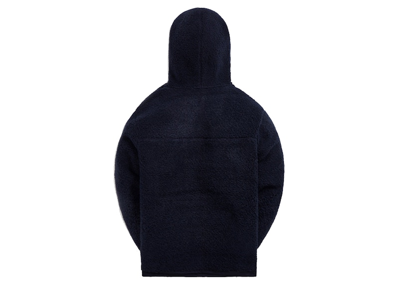 Kith Bonded Sherpa Hoodie Nocturnal Men's - FW21 - US