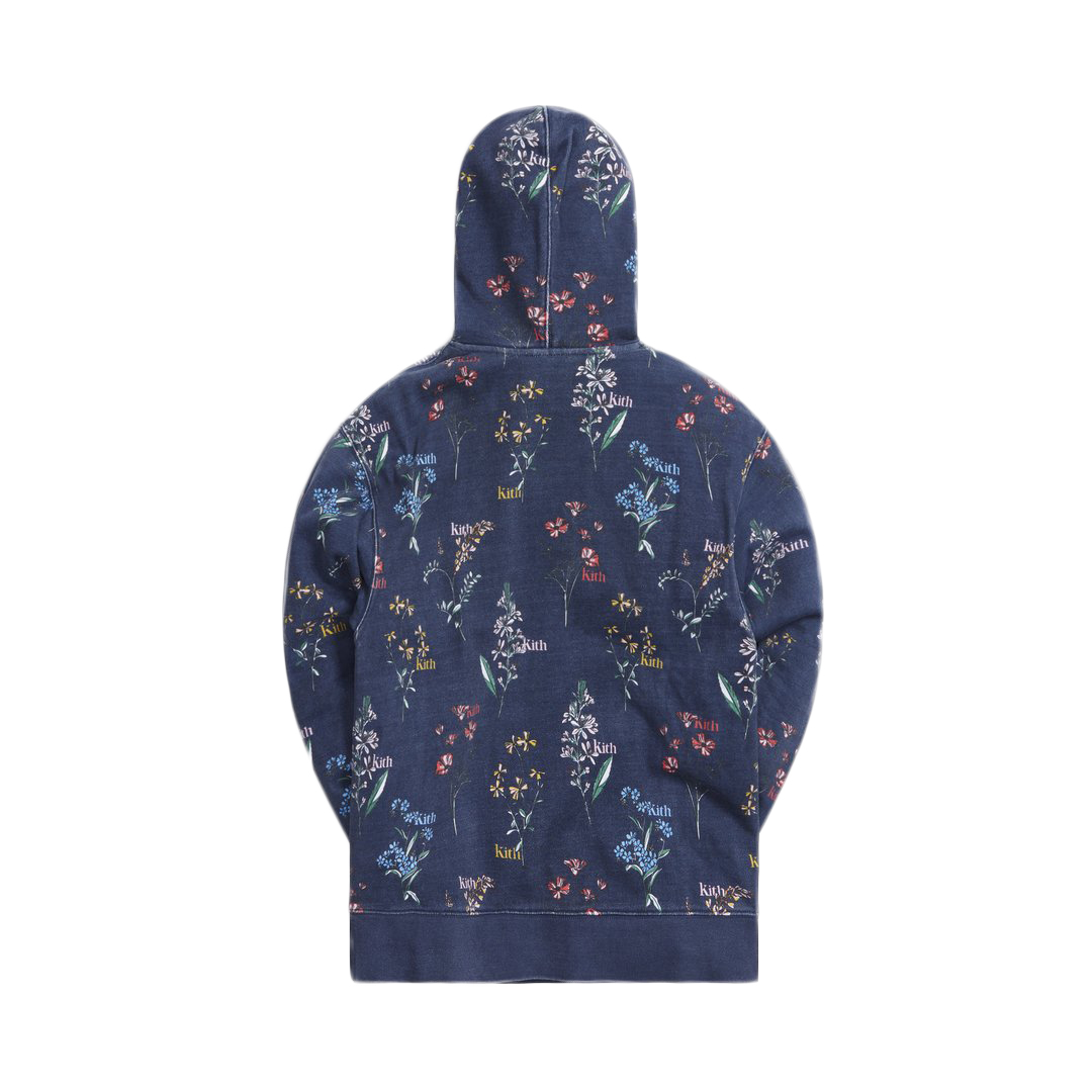 Kith Botanical Floral Williams III Hoodie Nocturnal Men's - SS21 - US