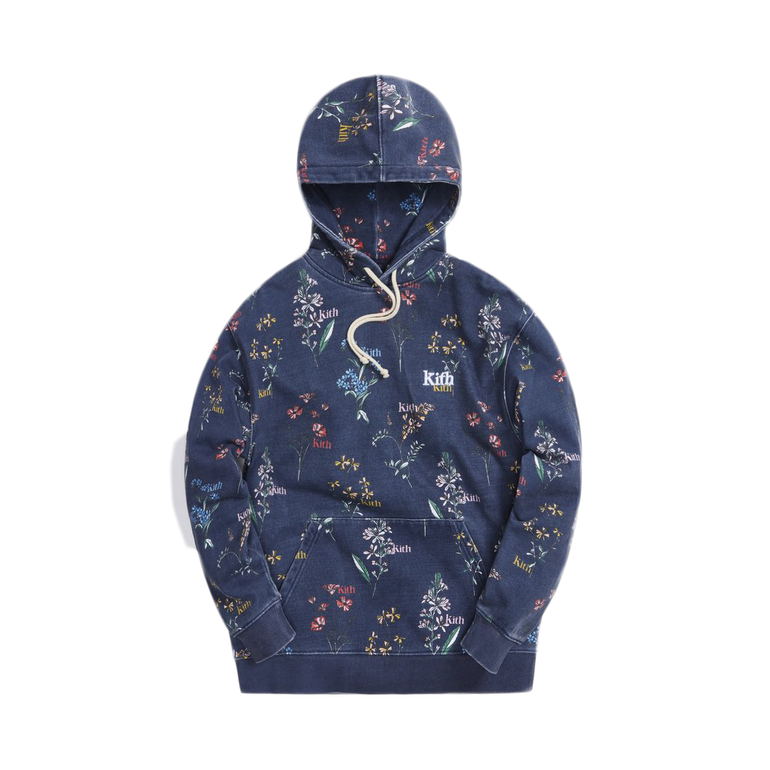 Kith Botanical Floral Williams III Hoodie Nocturnal