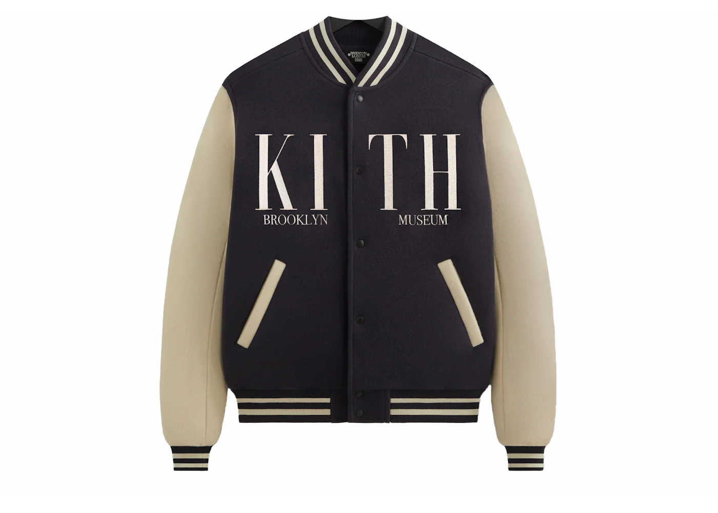 Kith Brooklyn Museum Wool Varsity Jacket Ink Men's - SS25 - GB