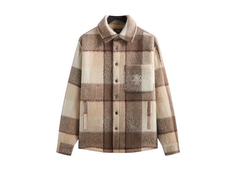 Kith Brushed Plaid Sheridan Shirt Jacket Canvas メンズ - FW25 - JP