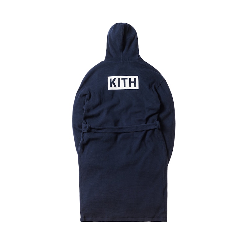Kith Calux Waffle Robe Navy Men's - FW17 - US
