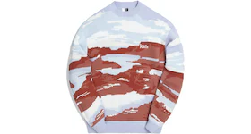 Kith Canyon Point Crewneck Sweater Mauve/Multi