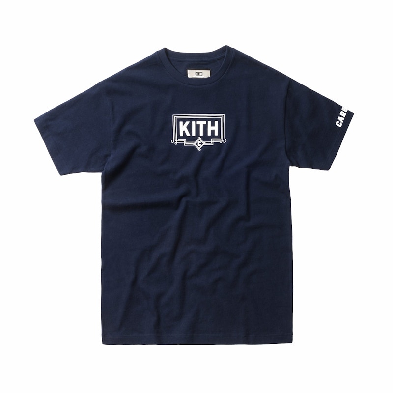 Kith Carbone Tee Navy Men's - FW17 - US