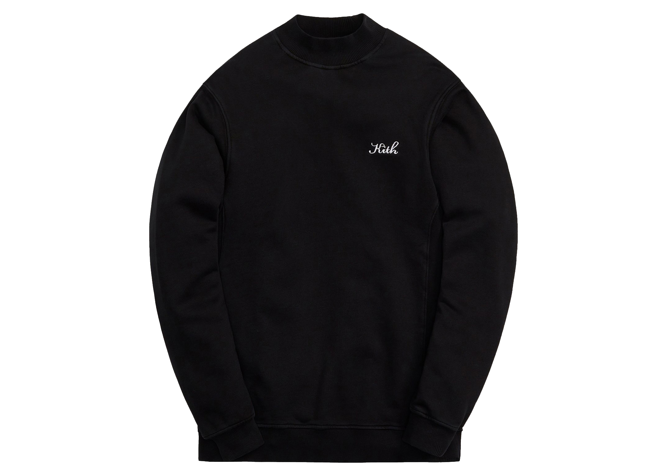 Kith Carlisle Mockneck Sweatshirt Black - FW21 - US