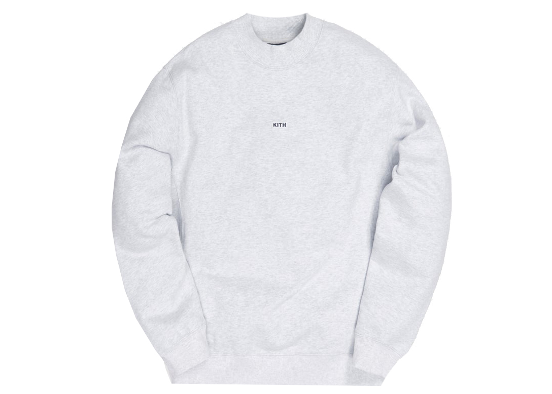 Kith Carlisle Mockneck Sweatshirt Light Heather Grey 男士- TW