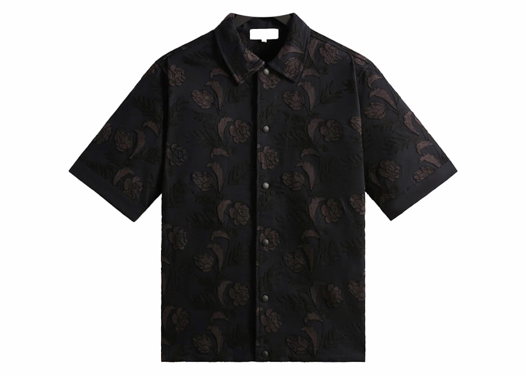 Pre-owned Kith Chain-stitched Woodpoint Shirt Black