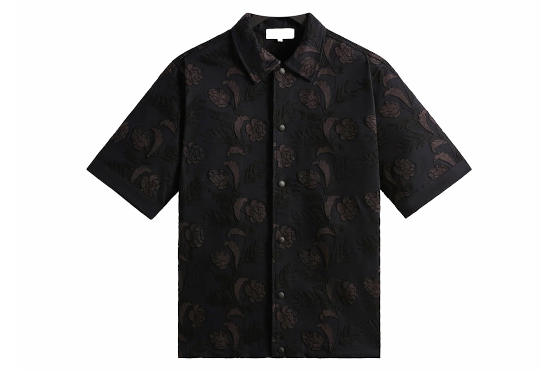 Pre-owned Kith Chain-stitched Woodpoint Shirt Black