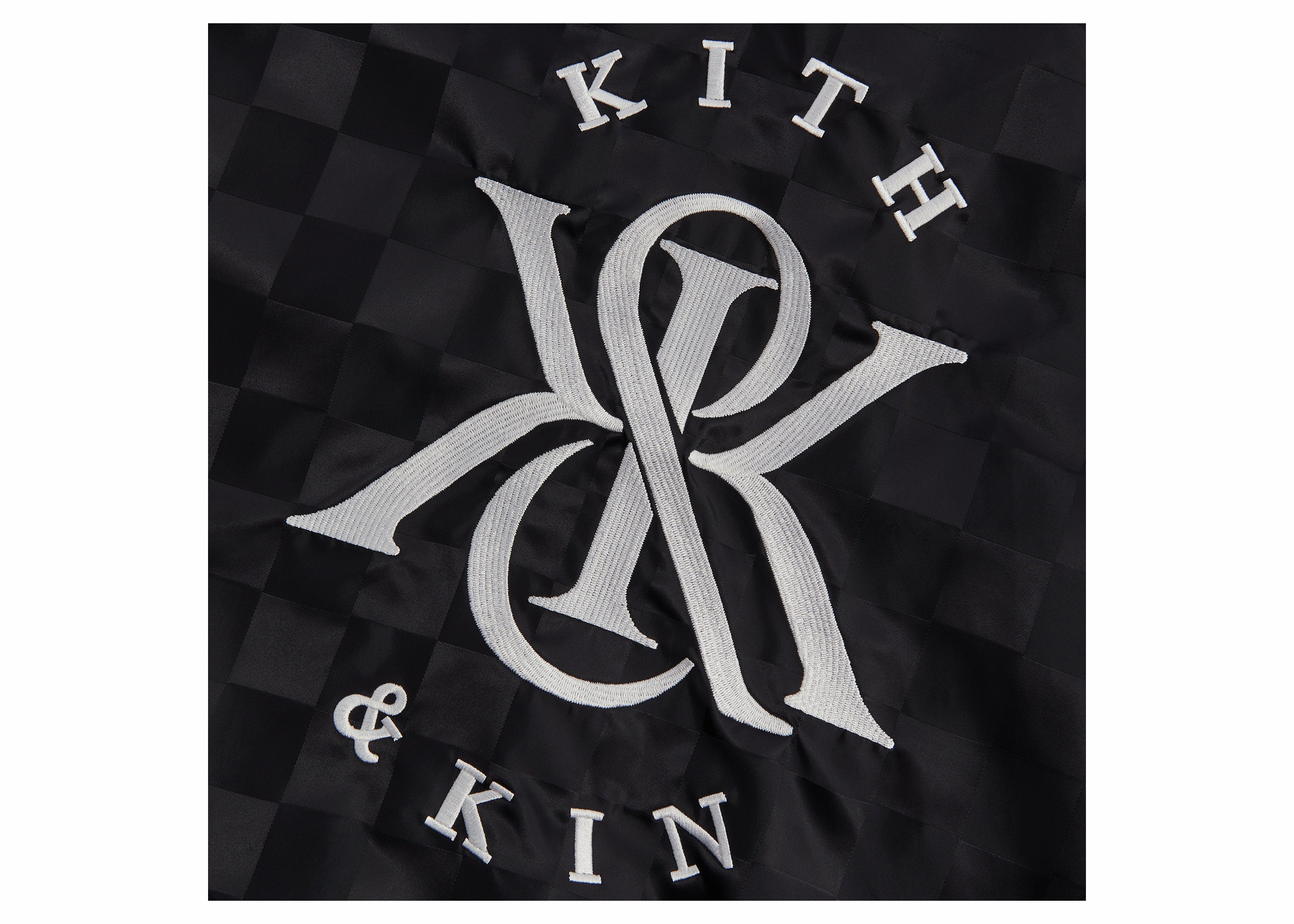 Kith Checkered Satin Dayton Combo Pullover Black メンズ - SS24 - JP