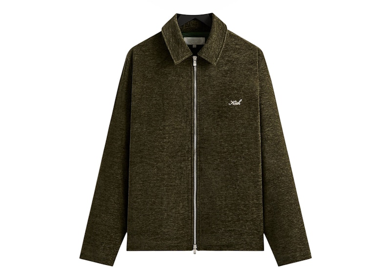 Pre-owned Kith Men's Chenille Full Zip Coaches Jacket In Aspect