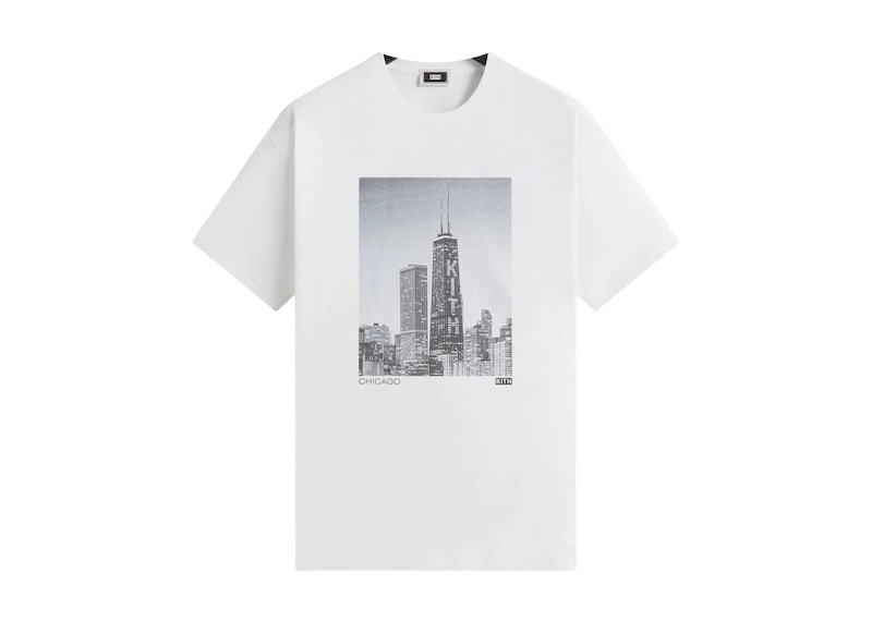 Kith Chicago HQ Tee White Men's FW25 US