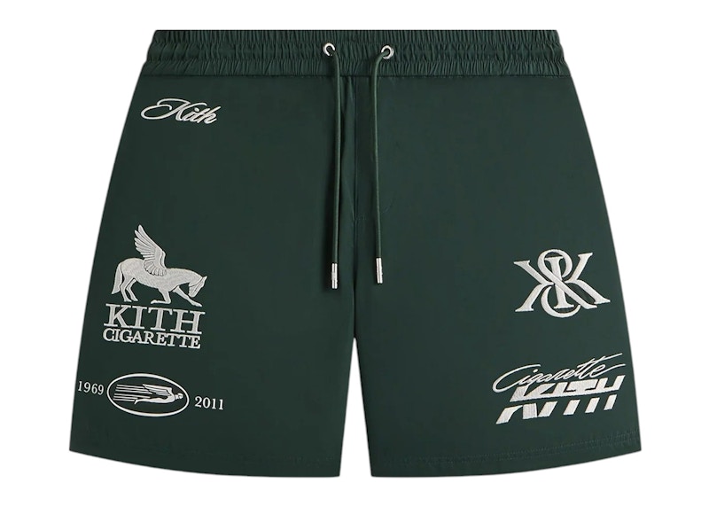 Pre-owned Kith Men's Cigarette Racing Curtis Short In Stadium