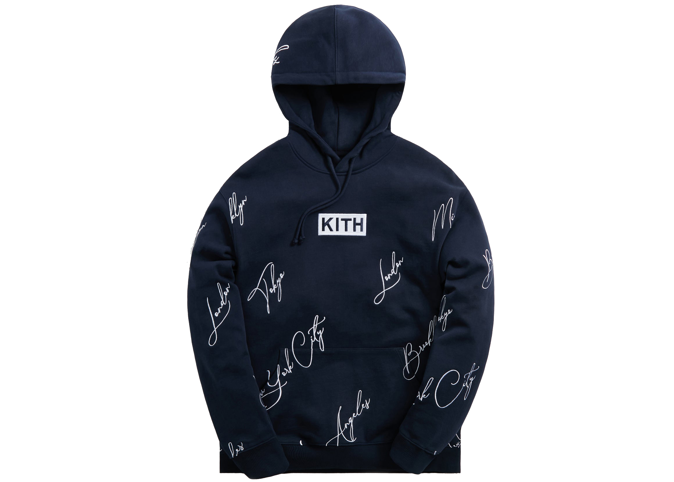 Kith City Script Hoodie "Nocturnal" L