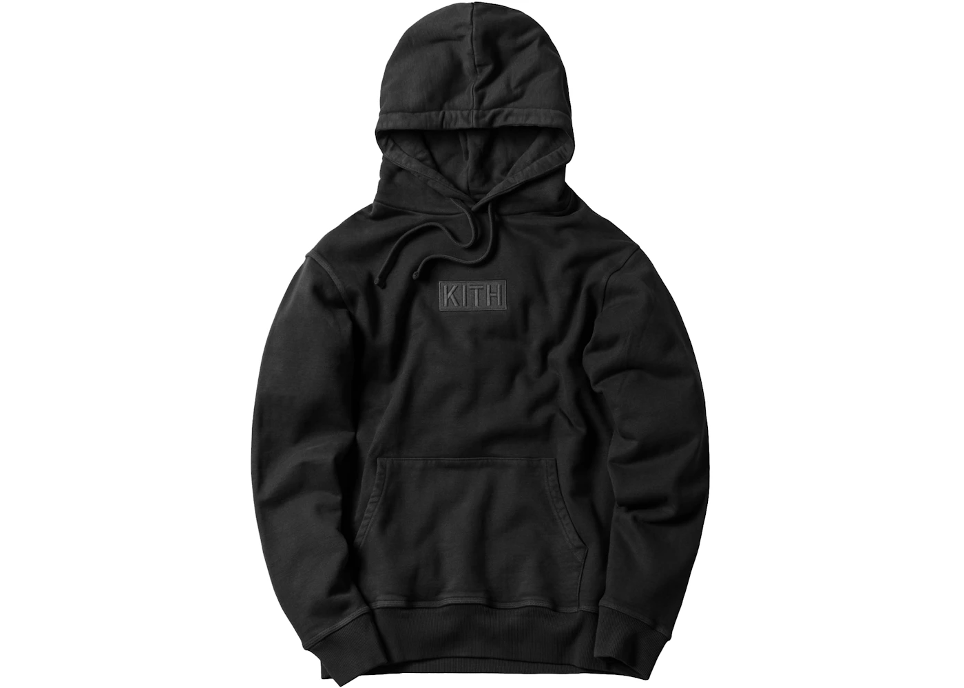 Kith Classic Logo Hoodie Triple Black Men's - FW17 - US