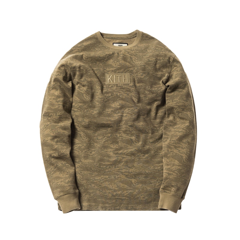 【感謝価格】 Classic Kith Logo US - FW17 - Men's Camo Tiger Tee LS トップス