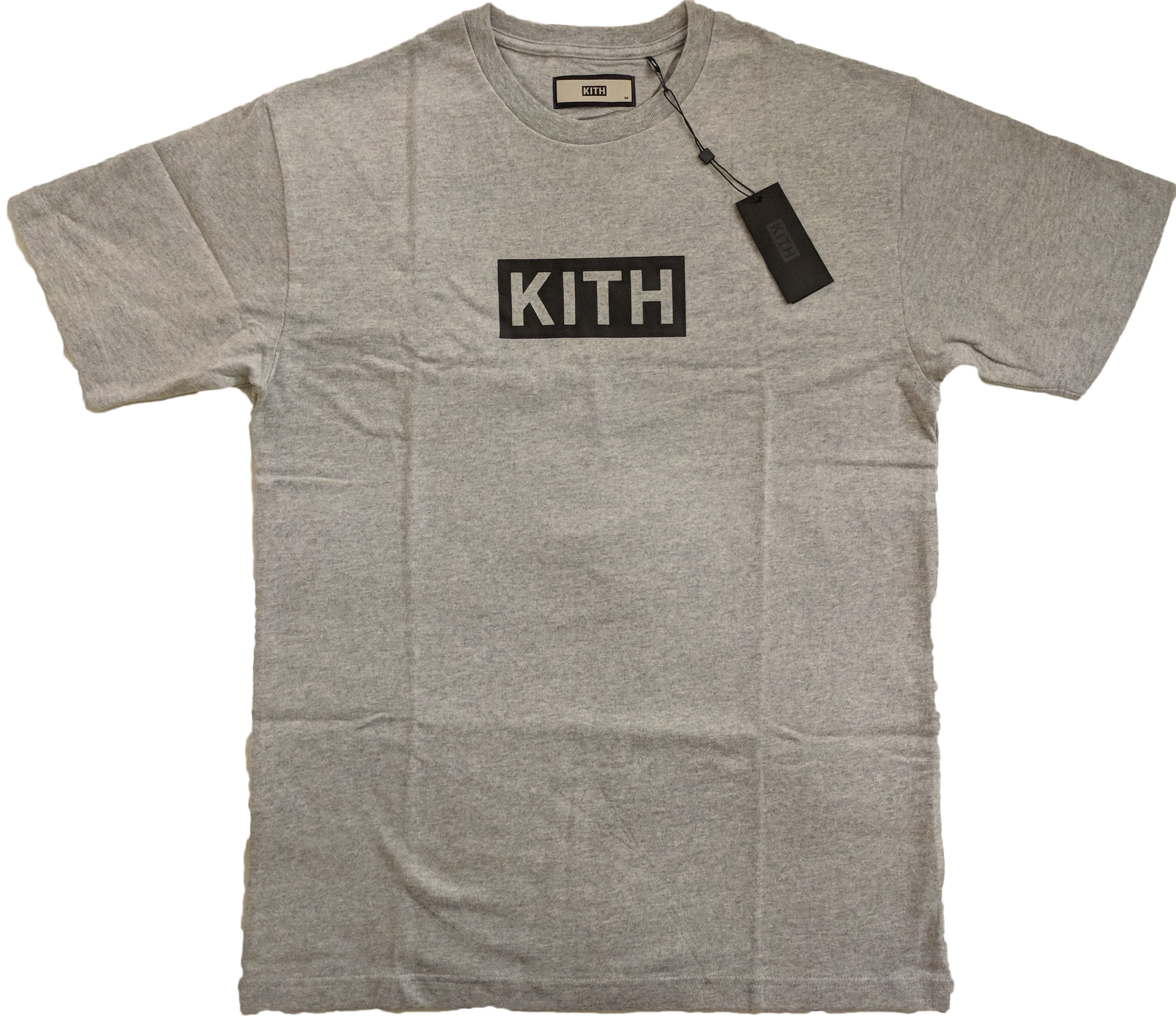 Kith Classic Logo Tee Heather Grey/Black