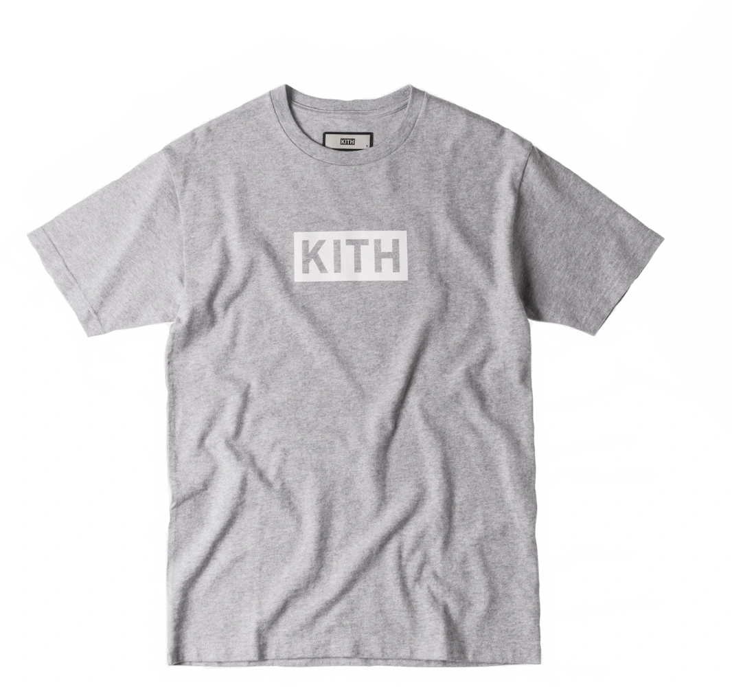 Kith Classic Logo Tee Heather Grey Men's - SS17 - US