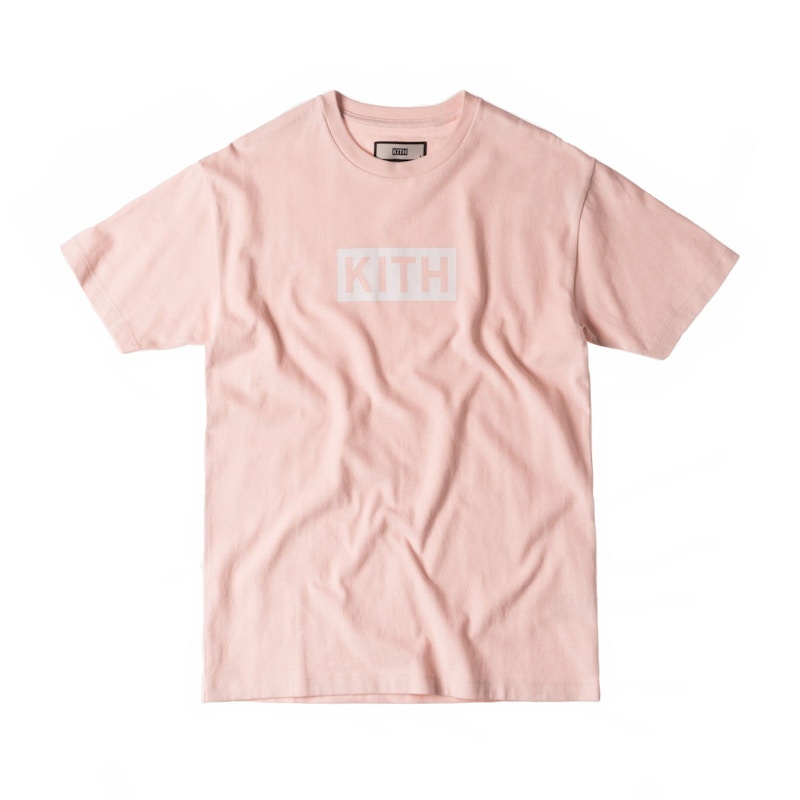 Kith Classic Logo Tee Light Pink Men s SS17 US